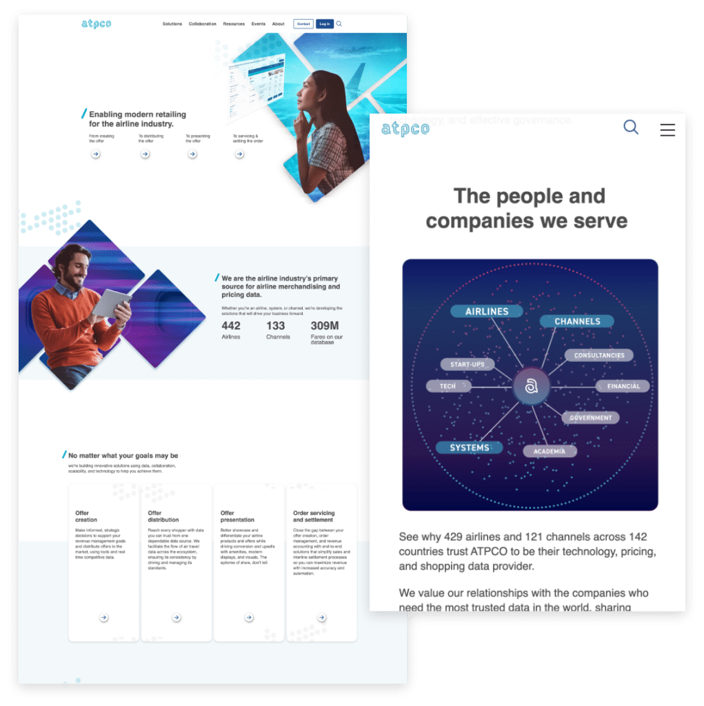 comprehensive view of a case study detailing the achievements, services, and impact of atpco.